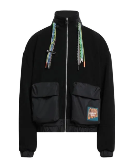 Ambush Mens Black Drawstring Jacket